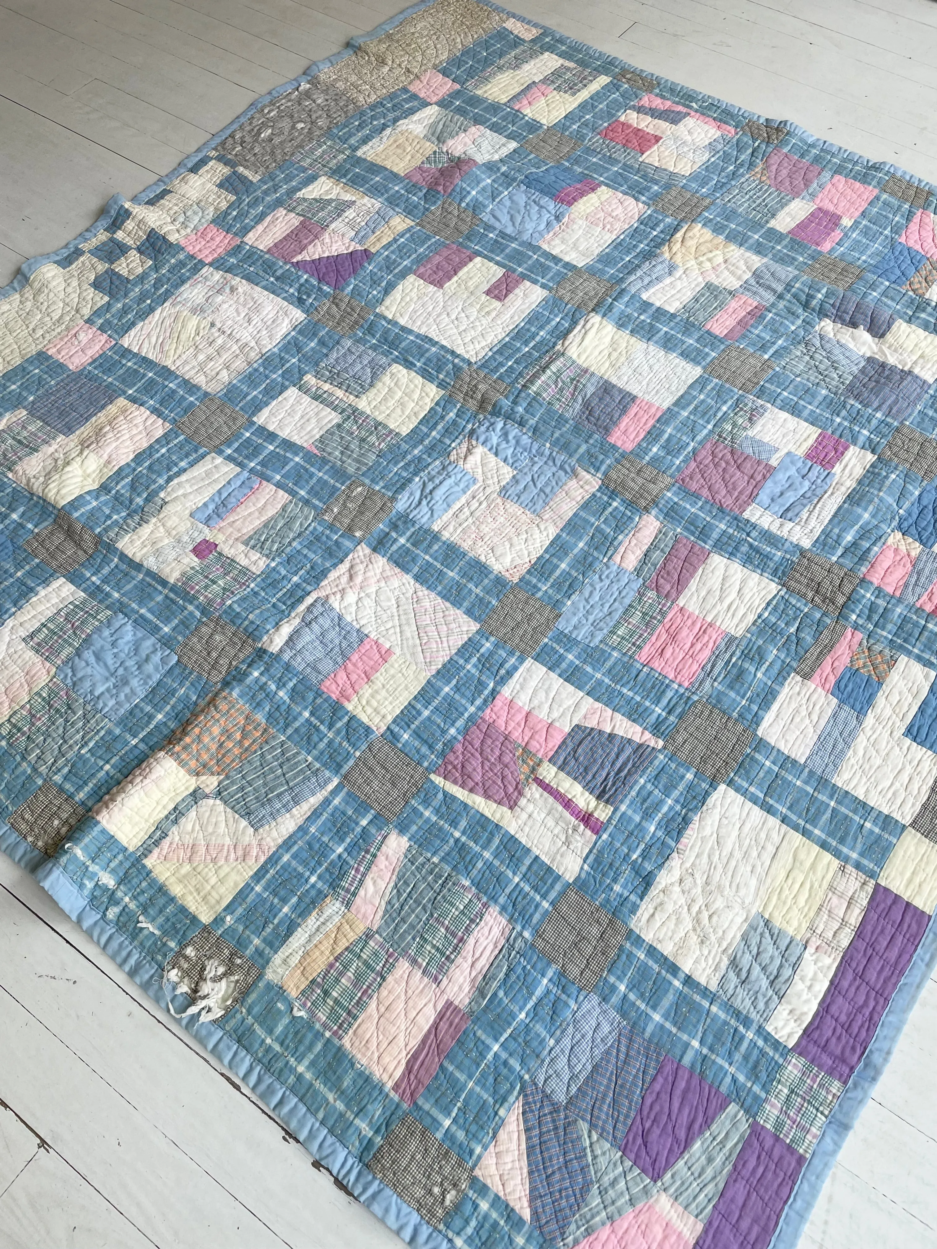 1930s Hand-stitched Quilt