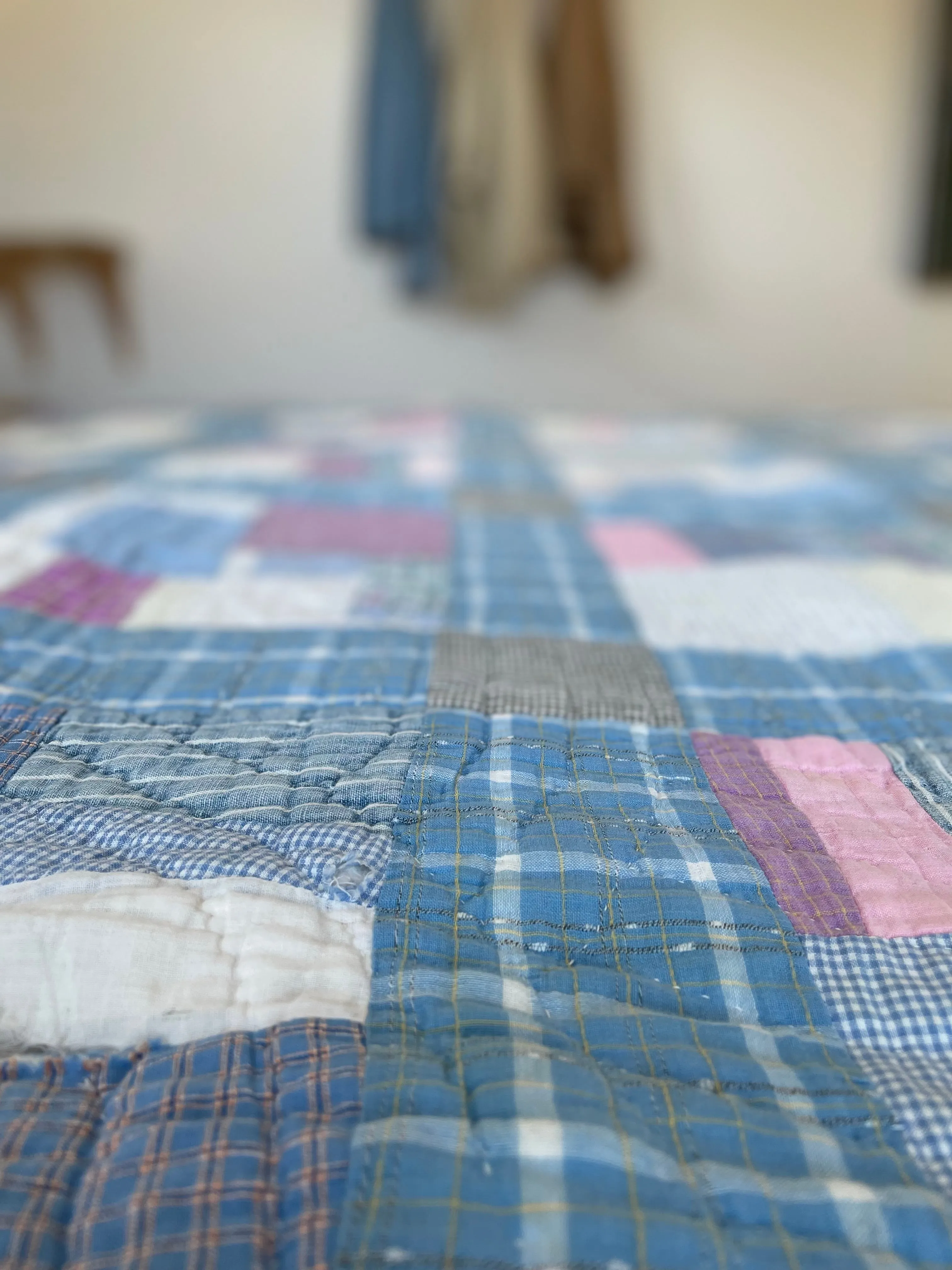 1930s Hand-stitched Quilt