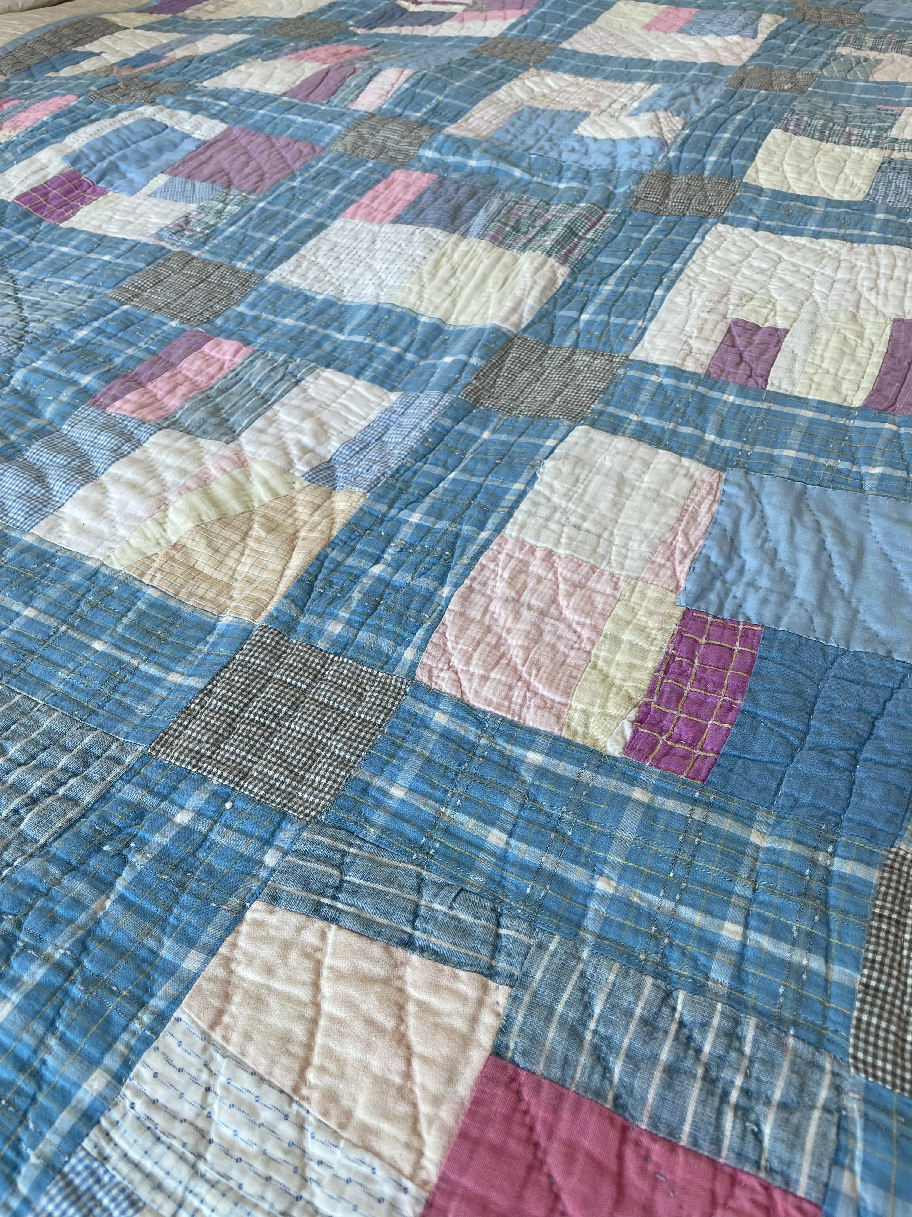 1930s Hand-stitched Quilt