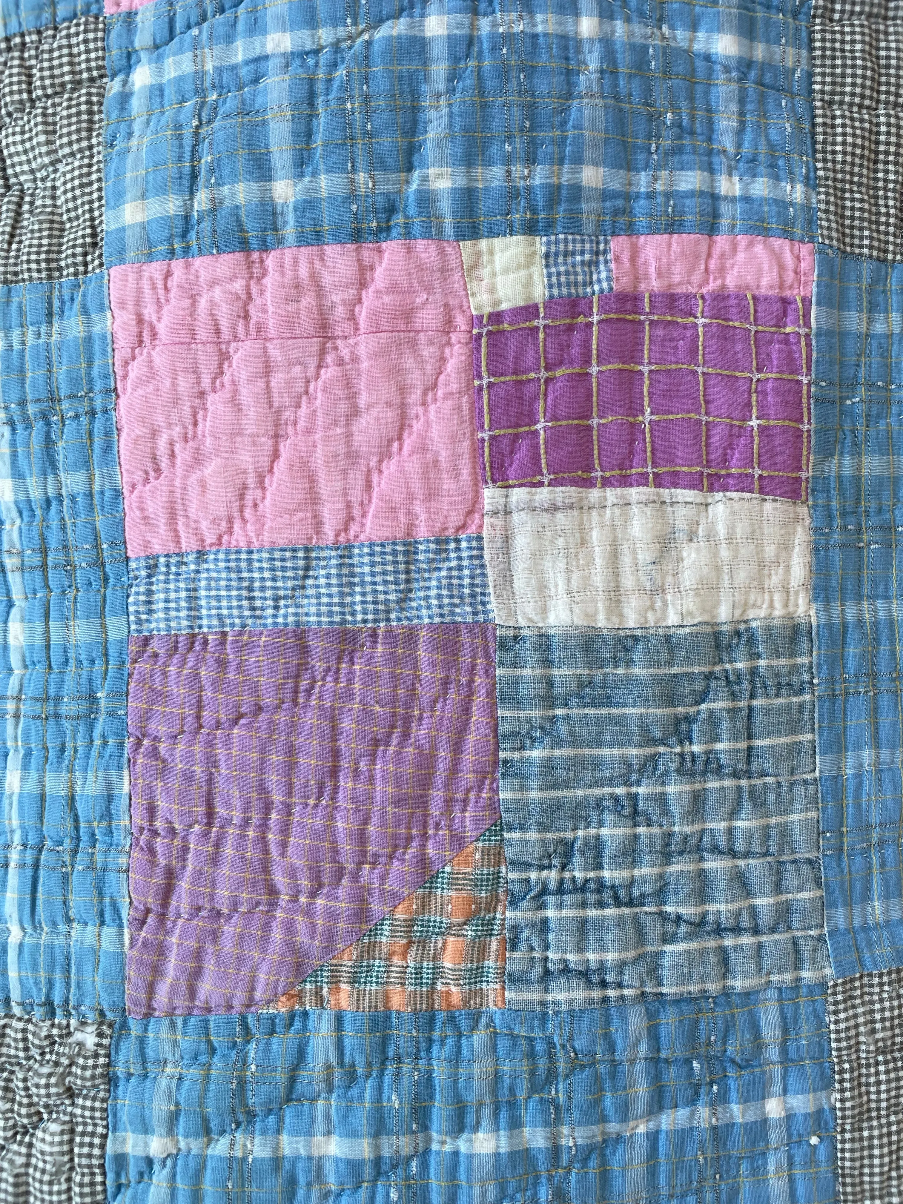 1930s Hand-stitched Quilt