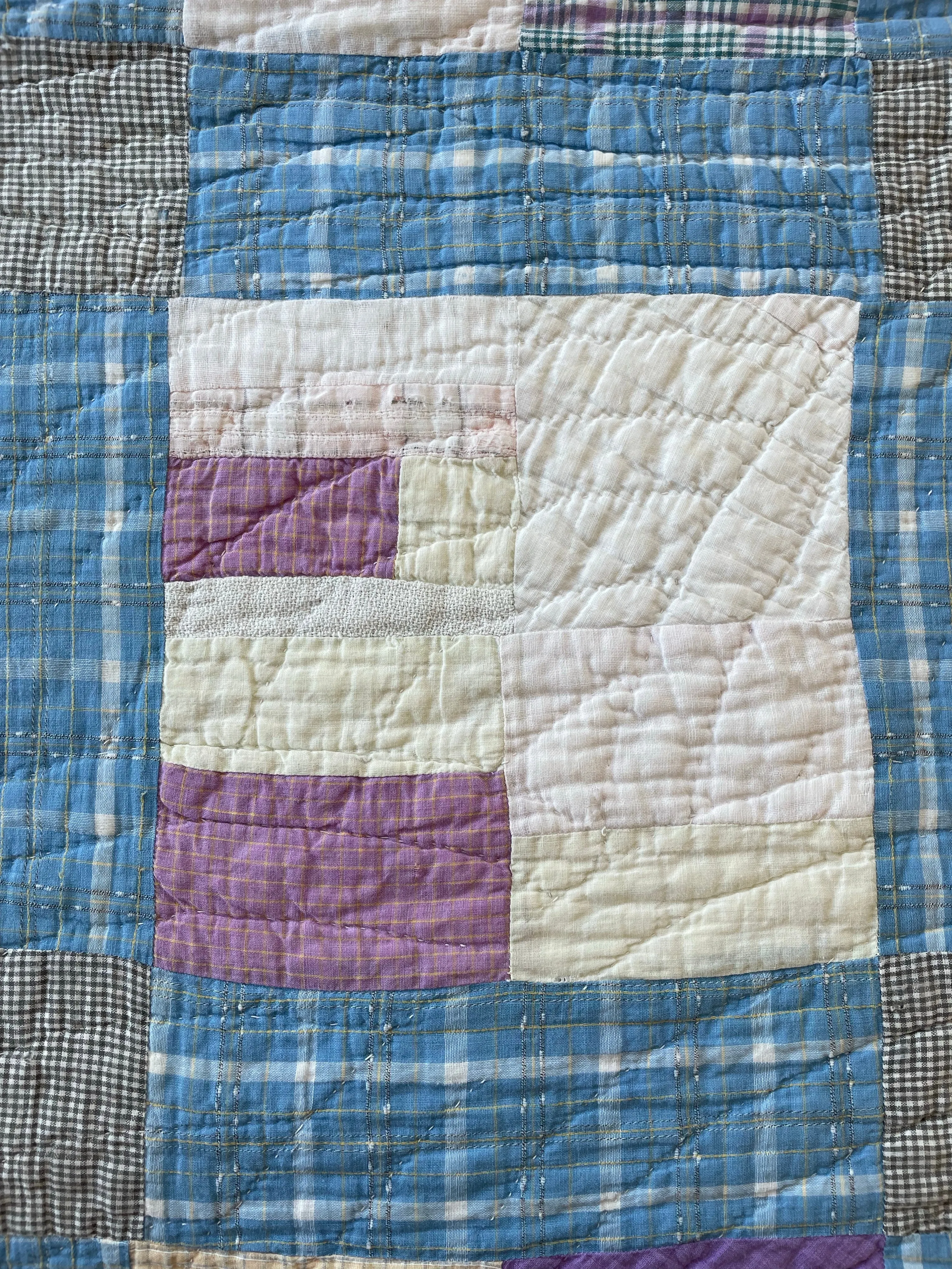 1930s Hand-stitched Quilt