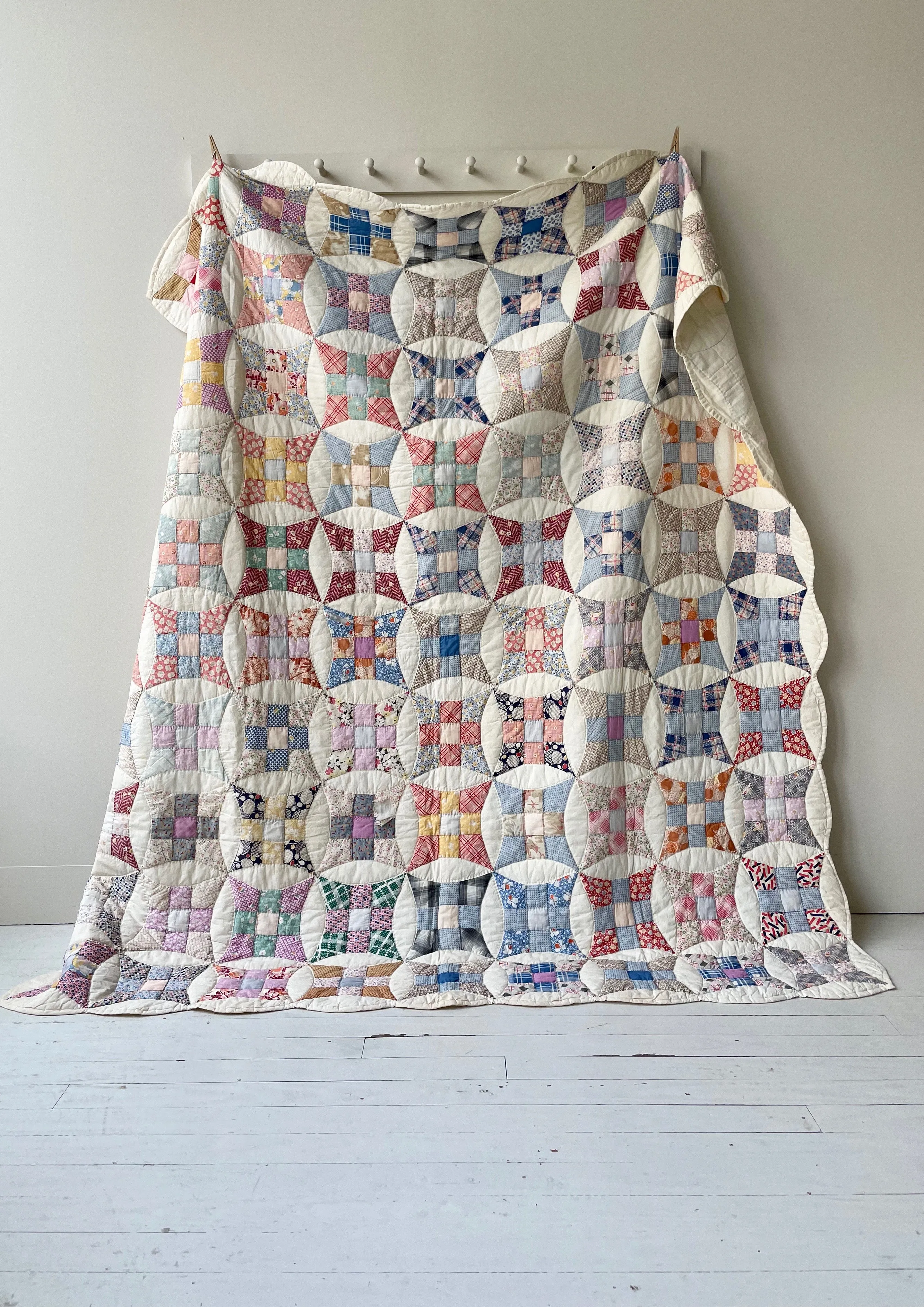 1930s Improved Nine Patch Quilt