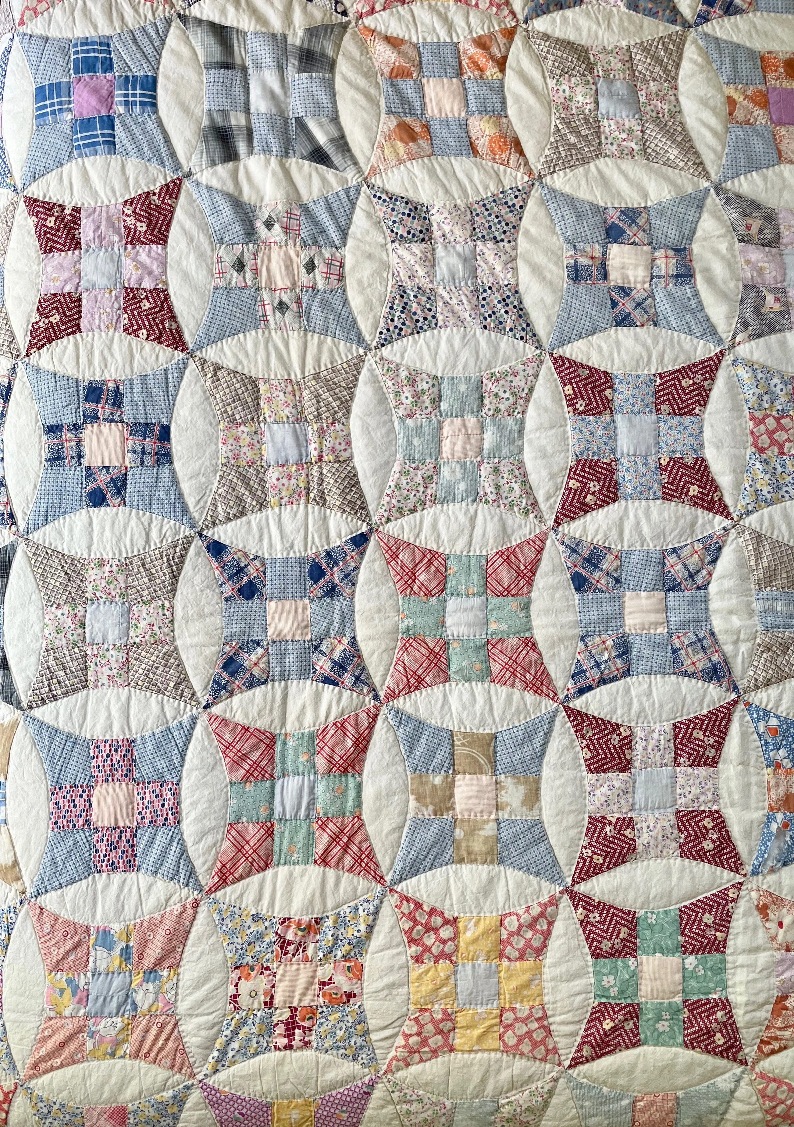 1930s Improved Nine Patch Quilt