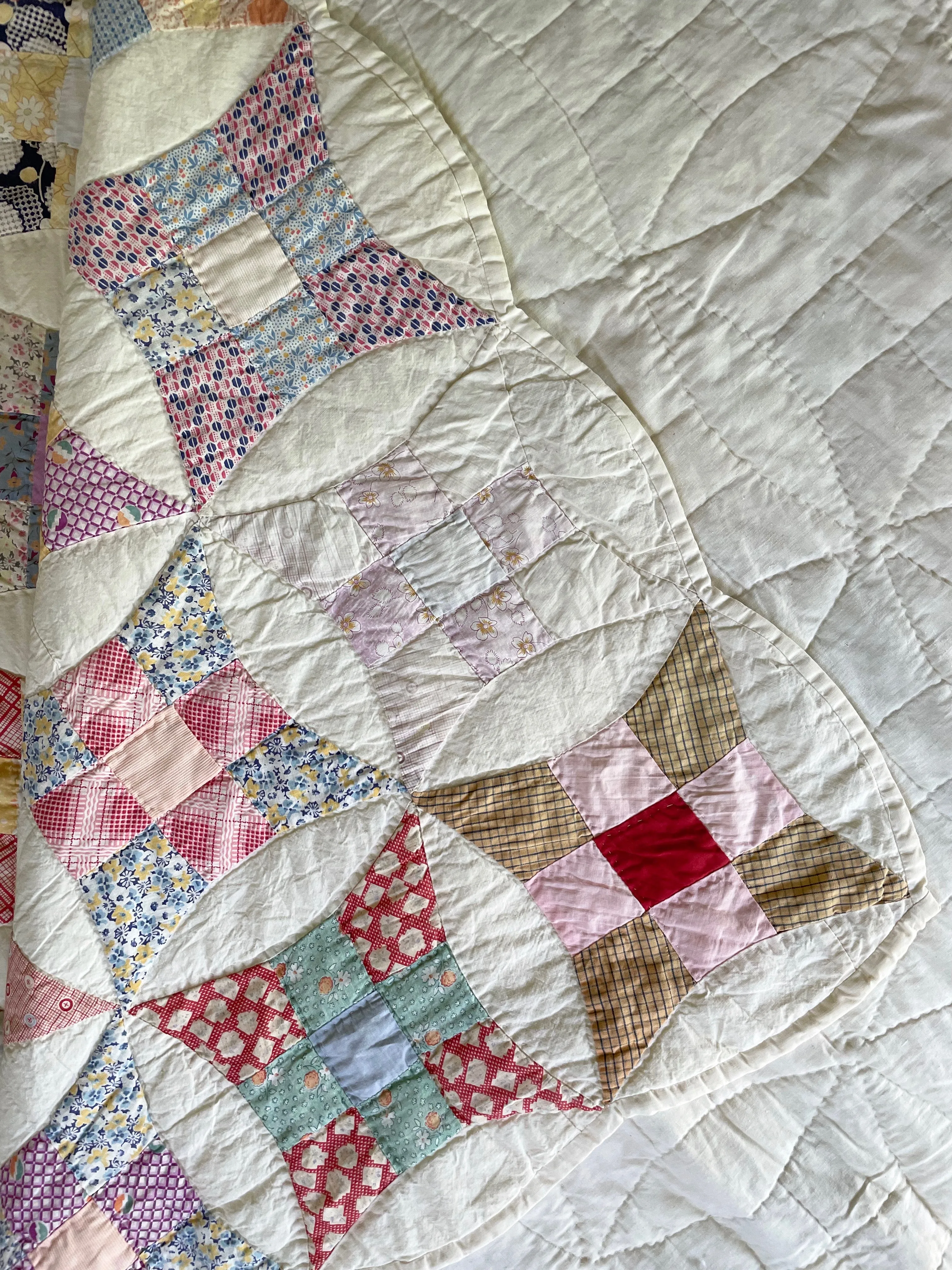 1930s Improved Nine Patch Quilt