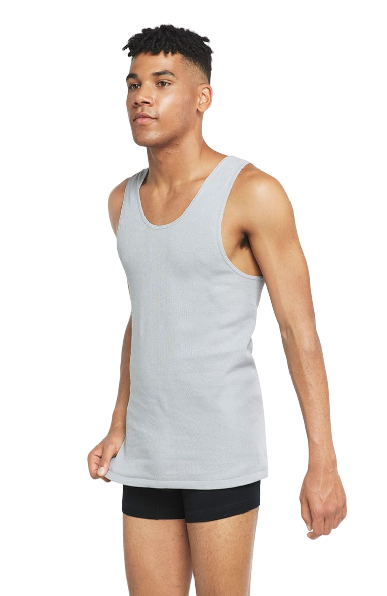 2 x Bonds X-Temp Grey Mens Chesty Cotton Plain Singlet Vest Tank Top