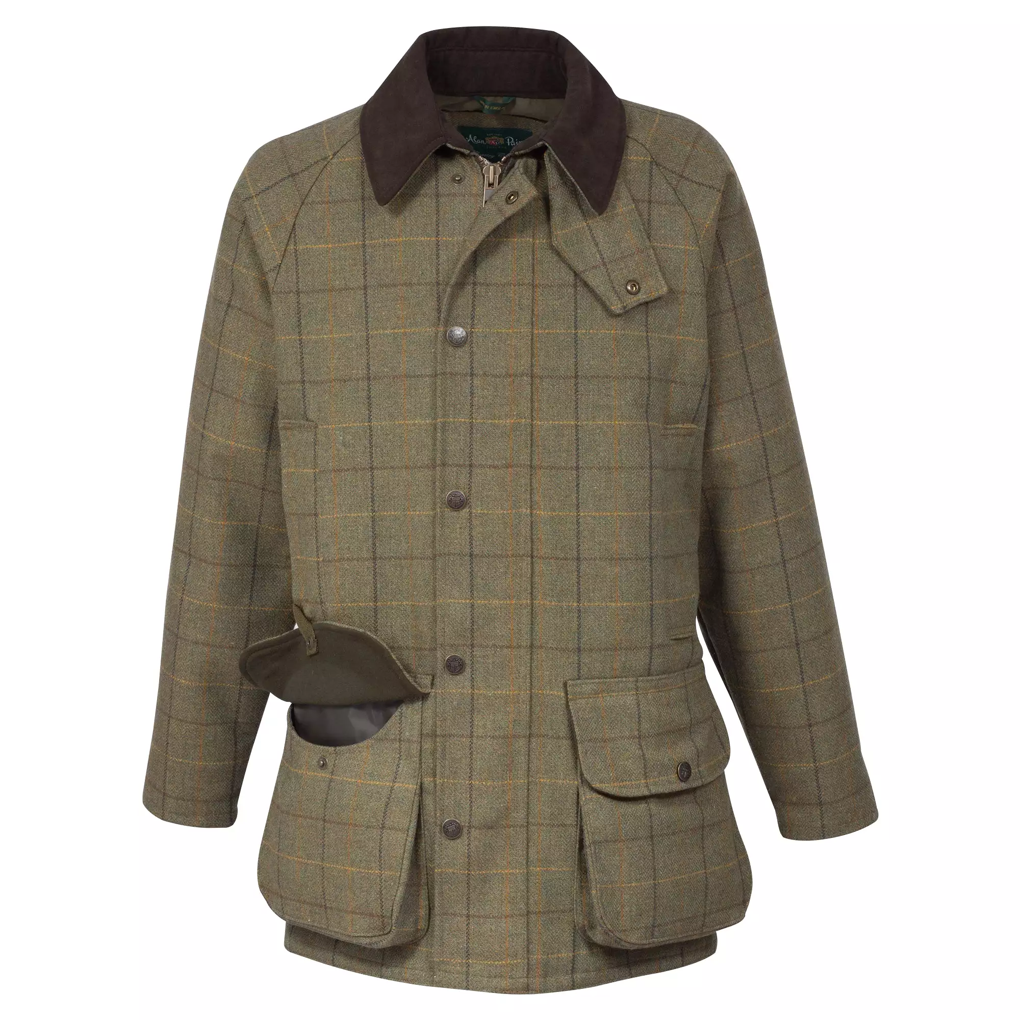 Alan Paine Rutland Waterproof Tweed Coat