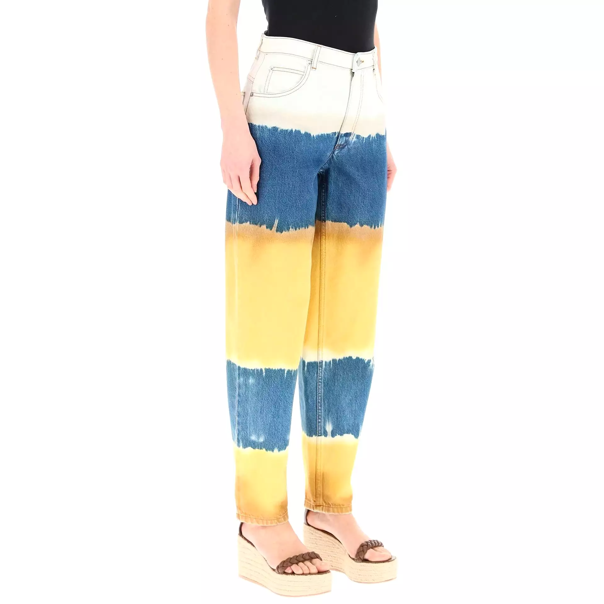 Alberta Ferretti - Jeans Oceanic Tie-Dye