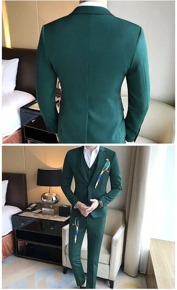 Amazon Parrot Three Piece Suit