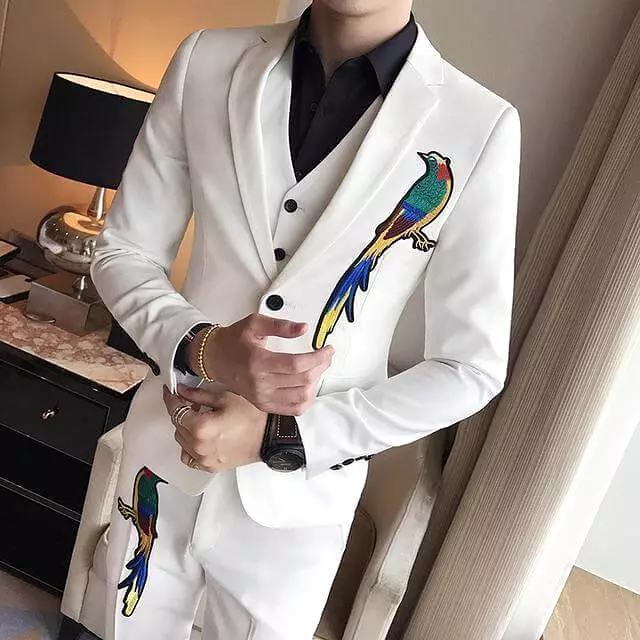 Amazon Parrot Three Piece Suit