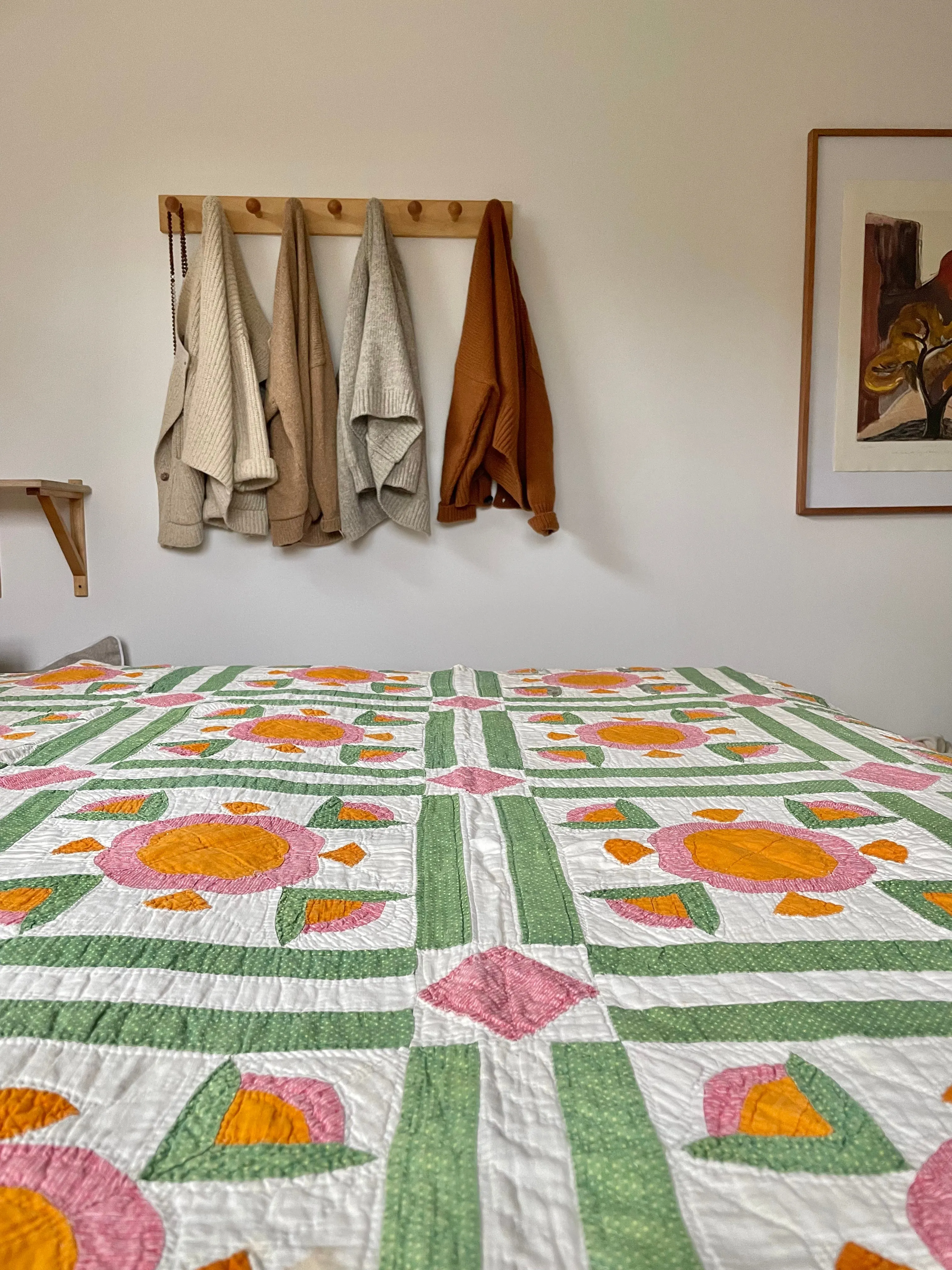 Antique 1800s Applique Quilt