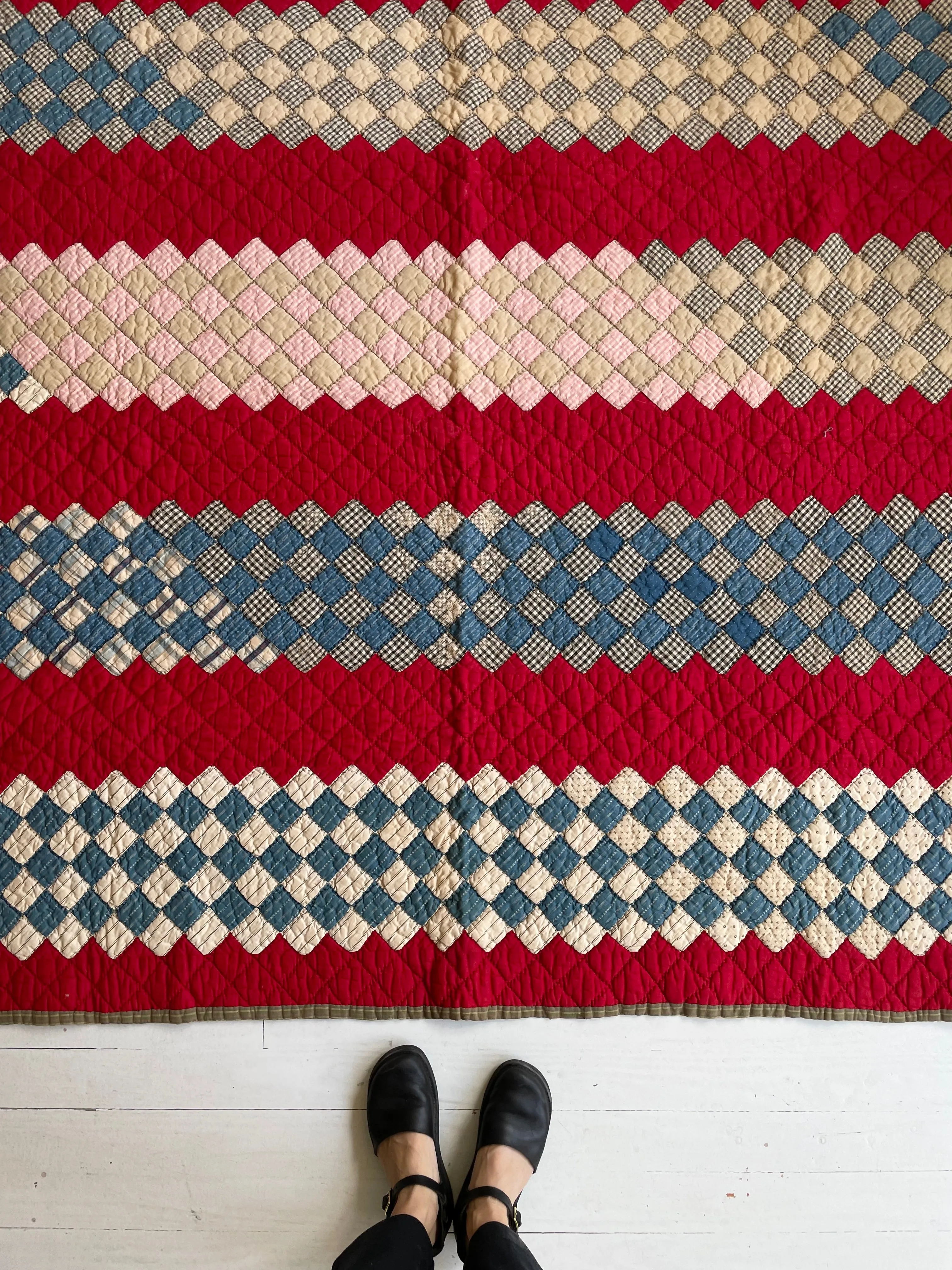 Antique 1860s Heirloom Quilt