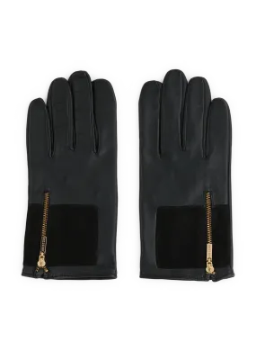 ARISTIDE  Leather gloves - Black