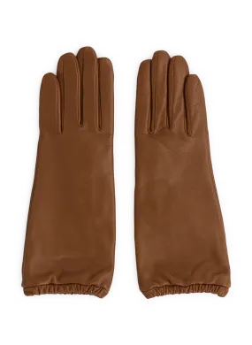 ARISTIDE  Leather gloves - Brown