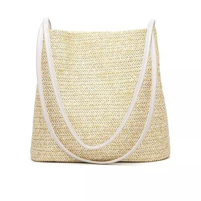 As Planned Straw Beach Bag