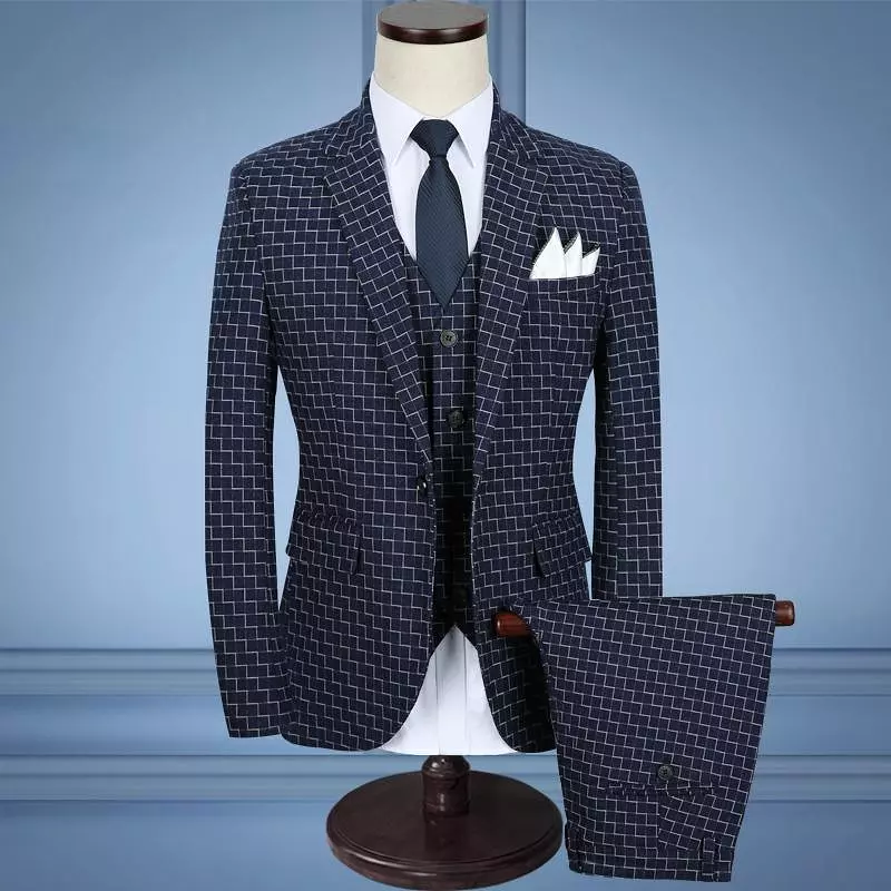 Attenborough Three Piece Slim Fit Suit