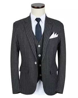 Bale Three Piece Striped Suit