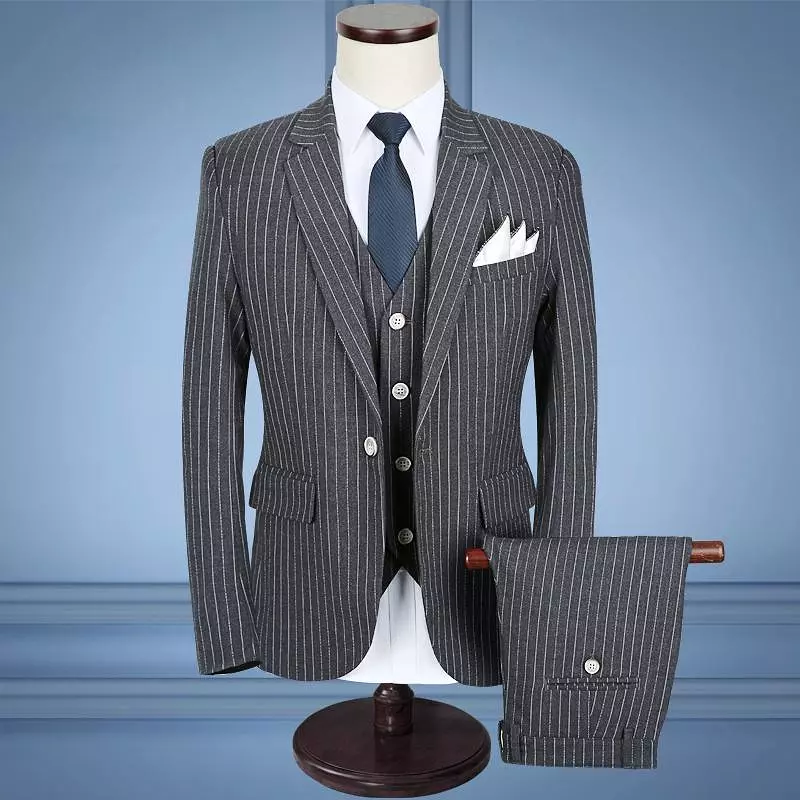 Bale Three Piece Striped Suit