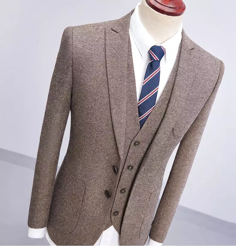 Big Business Tweed 3 Piece Suit