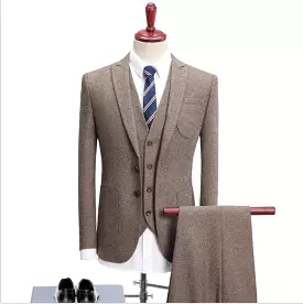 Big Business Tweed 3 Piece Suit