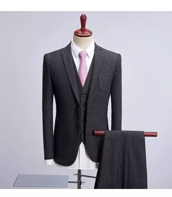 Big Business Tweed 3 Piece Suit