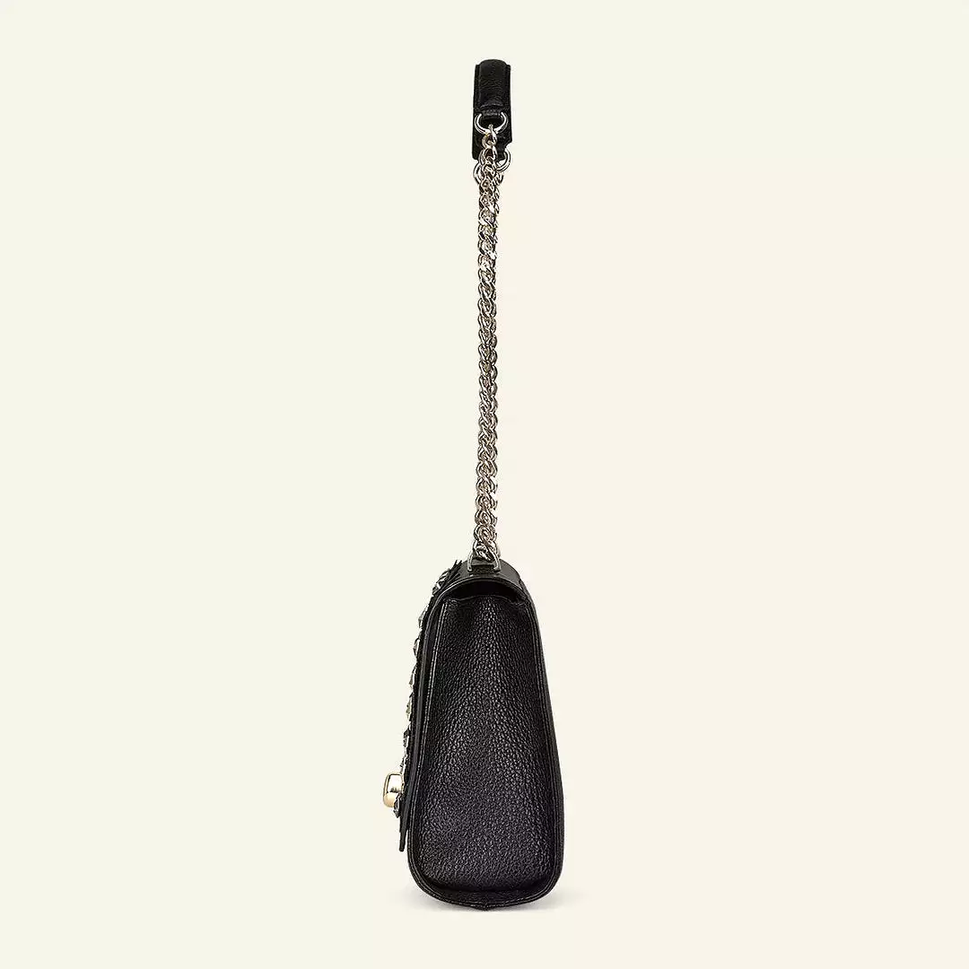 BOD84MA - Cuadra black fashion stingray crossbody bag for women