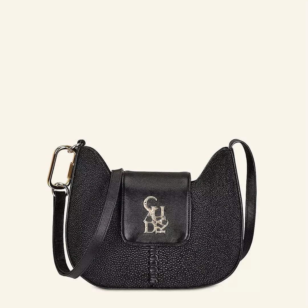 BOD88MA - Cuadra black fashion stingray crossbody bag for women