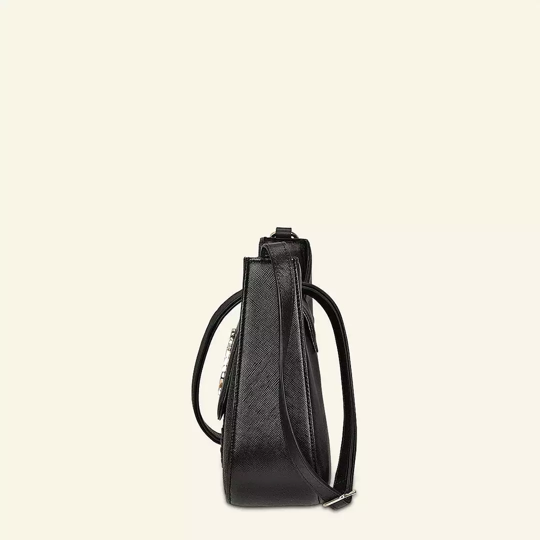 BOD88MA - Cuadra black fashion stingray crossbody bag for women