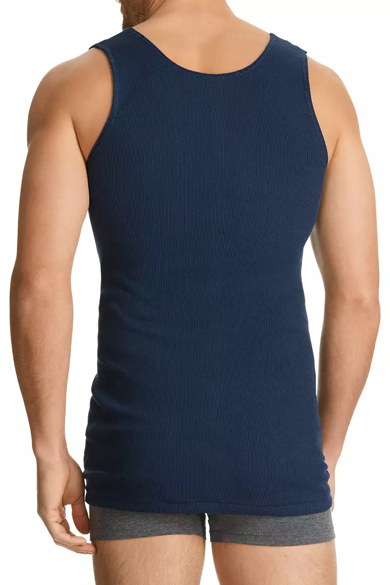 Bonds 5 Packs Navy Mens Chesty Cotton Plain Singlet Vest Tank Top Undergarment M7nlo