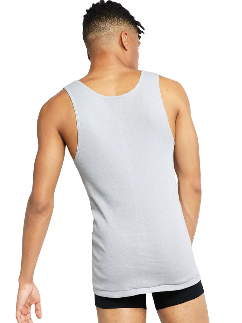 Bonds X-Temp Grey Mens Chesty Cotton Plain Singlet Vest Tank Top