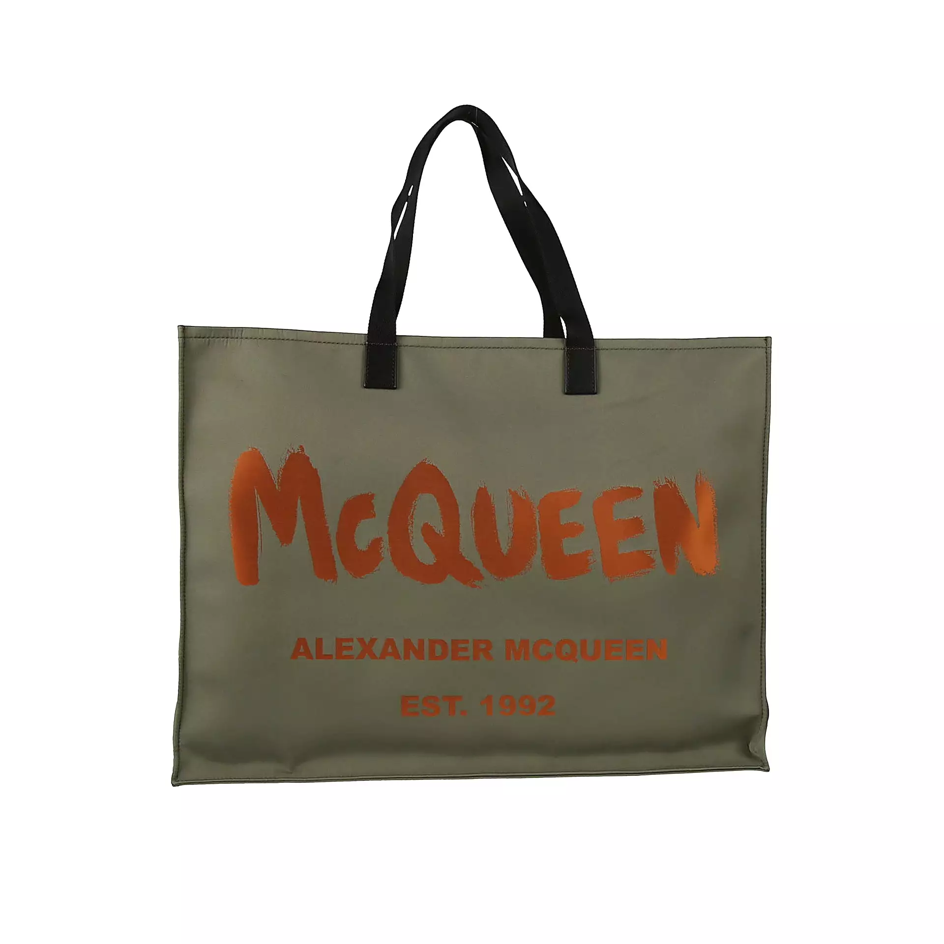 Borsa tote con logo Alexander Mcqueen