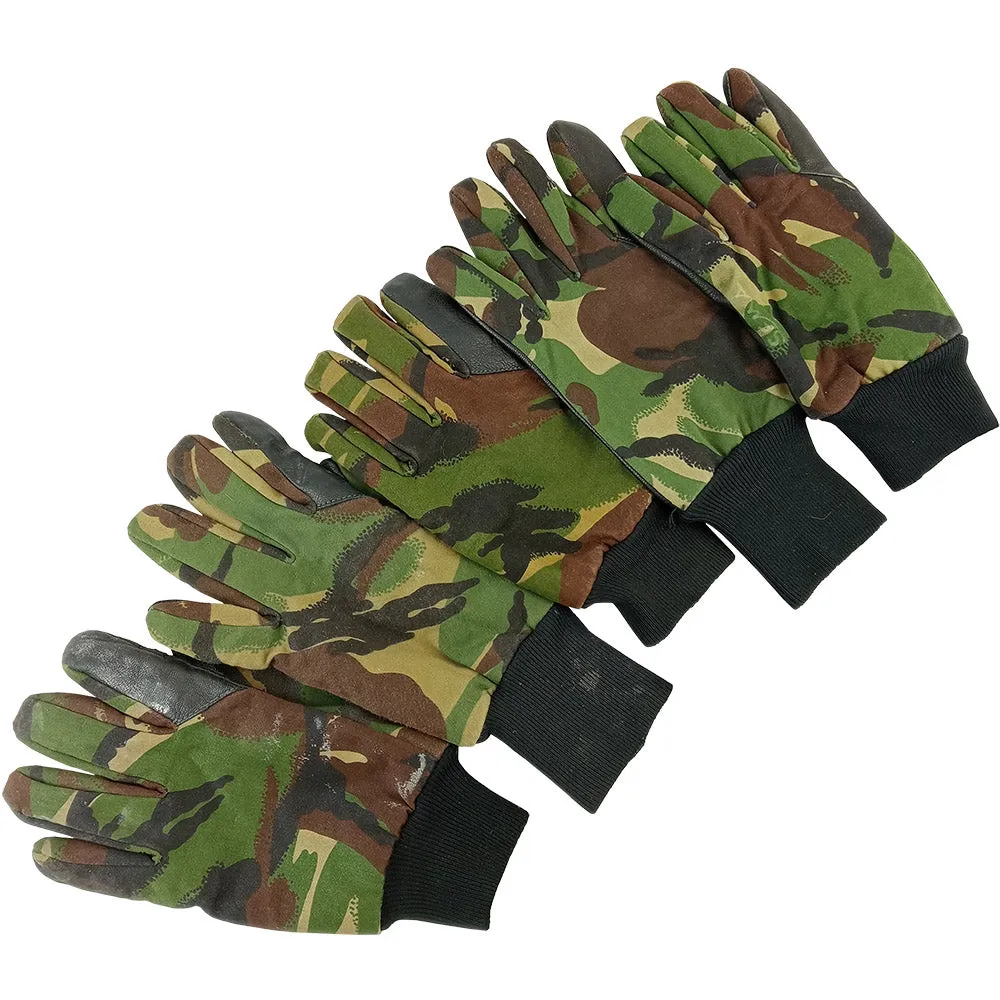 British DPM Leather Gloves