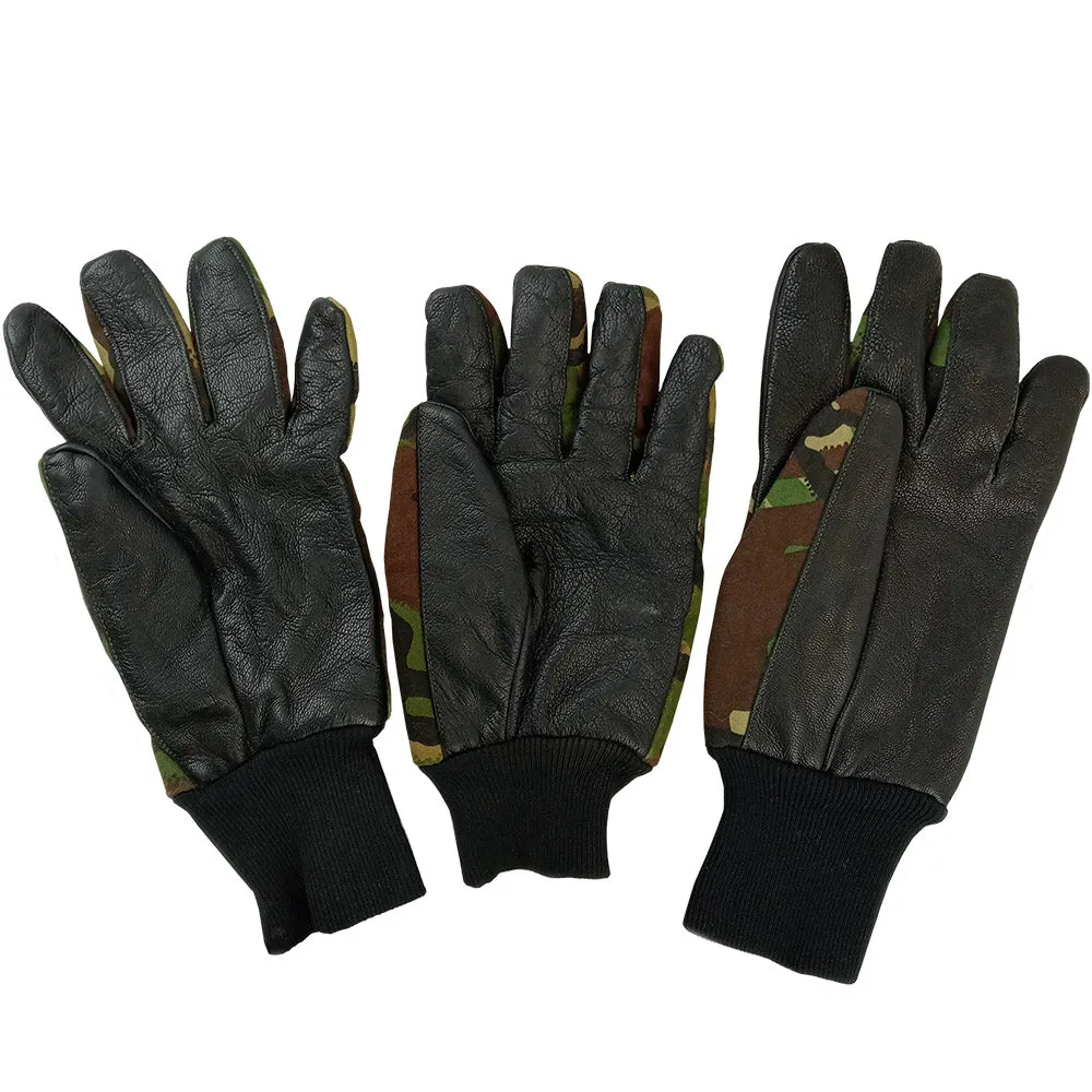 British DPM Leather Gloves