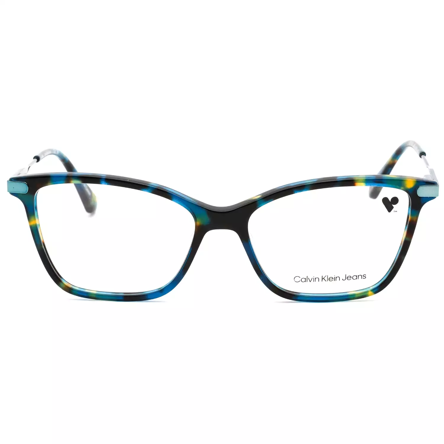 Calvin Klein Jeans CKJ21632 Eyeglasses BLUE HAVANA/Clear demo lens