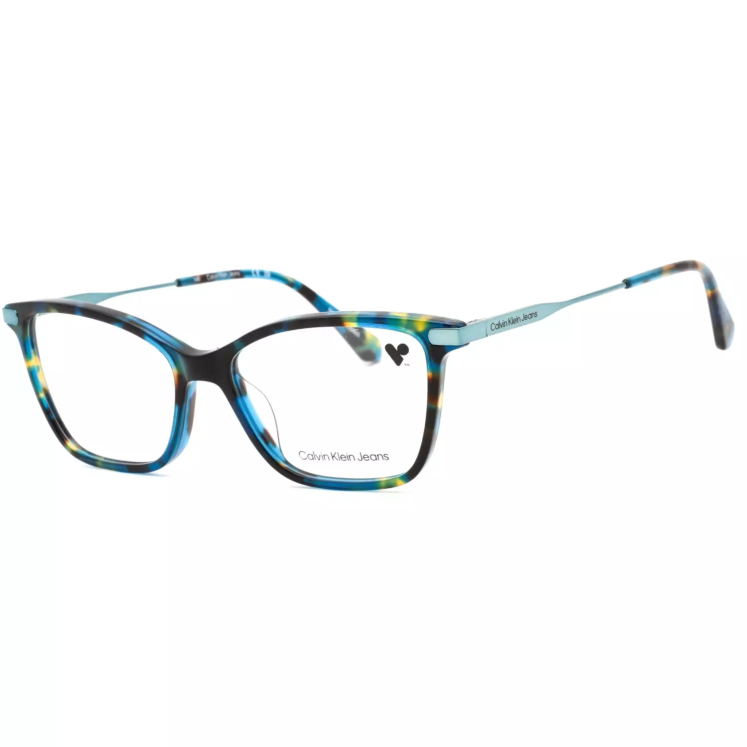 Calvin Klein Jeans CKJ21632 Eyeglasses BLUE HAVANA/Clear demo lens