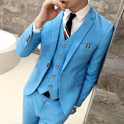 Candy Color Three Piece Suit