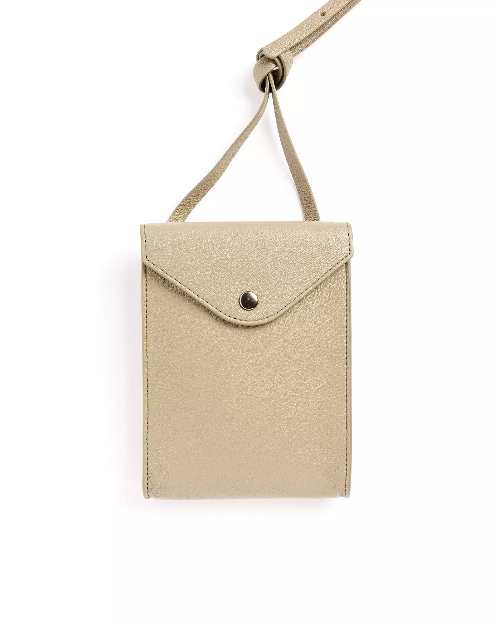 Enveloppe Bag With Strap in Dusty Khaki