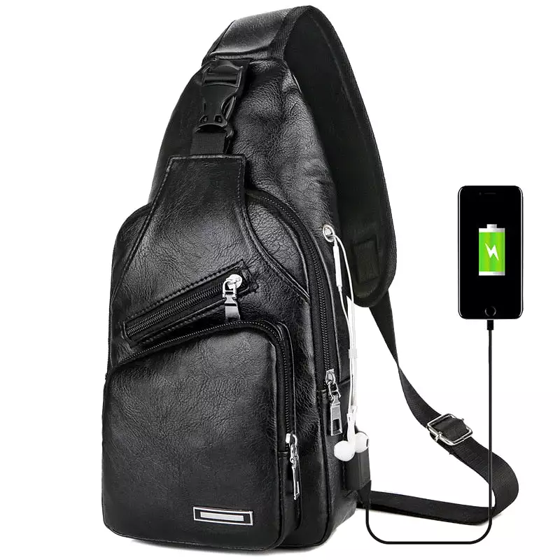 Explore Uncharted Paths with the Innovative USB Charging Chest Bag