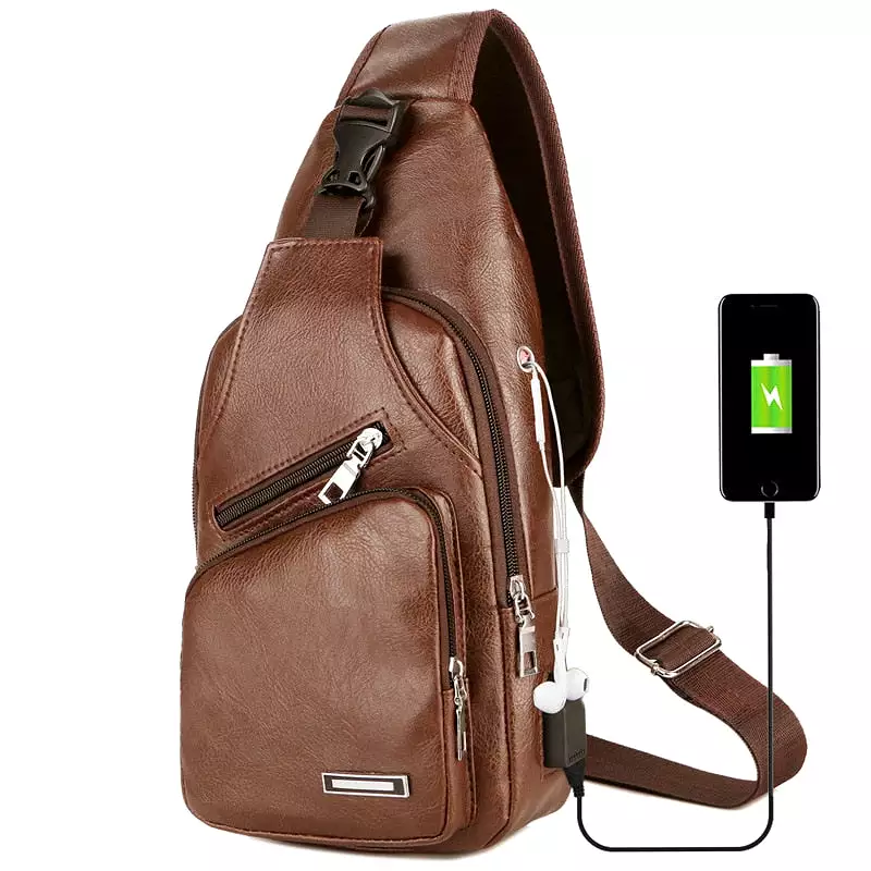 Explore Uncharted Paths with the Innovative USB Charging Chest Bag