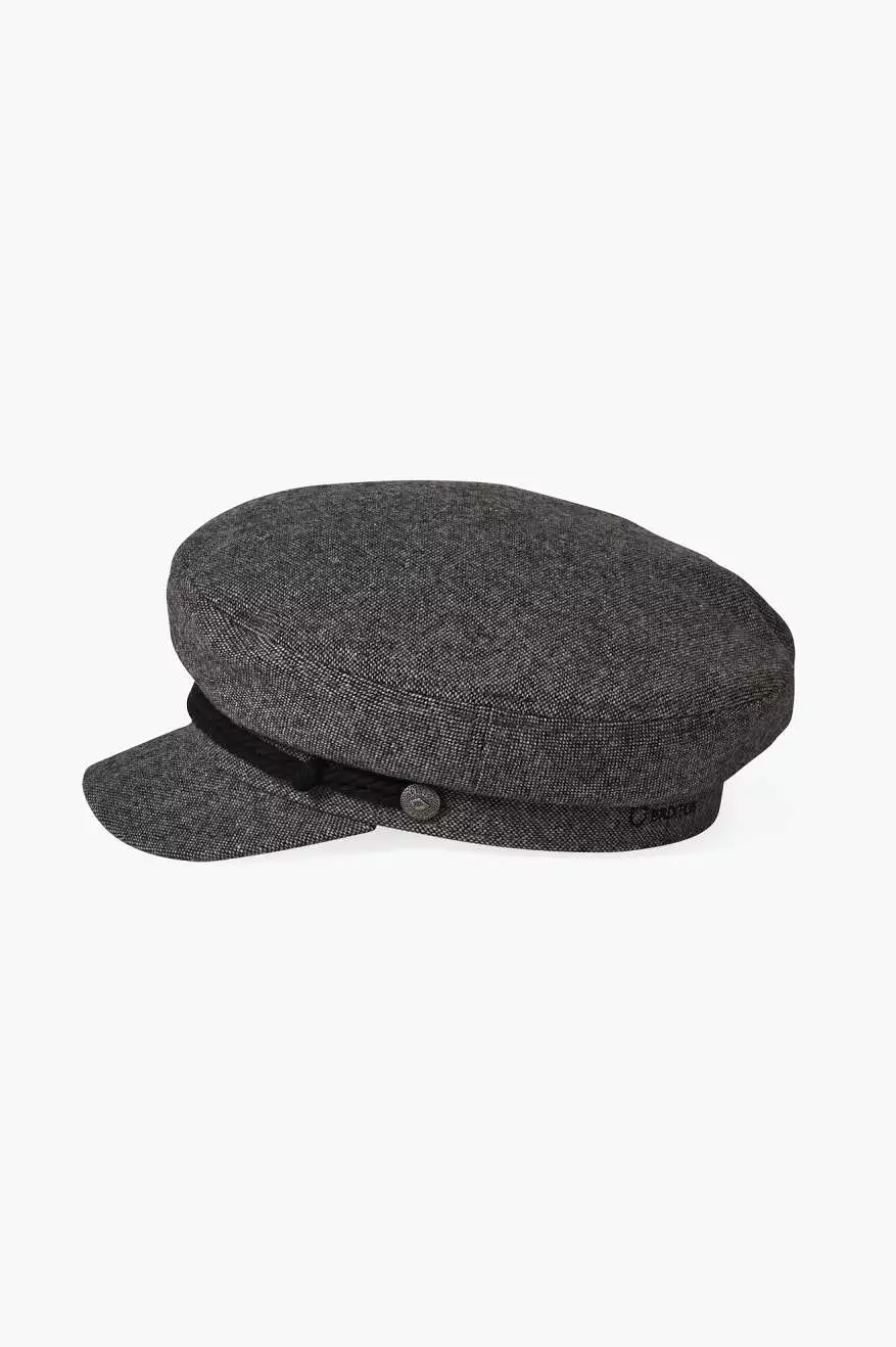 Fiddler Fisherman Cap - Grey/Black