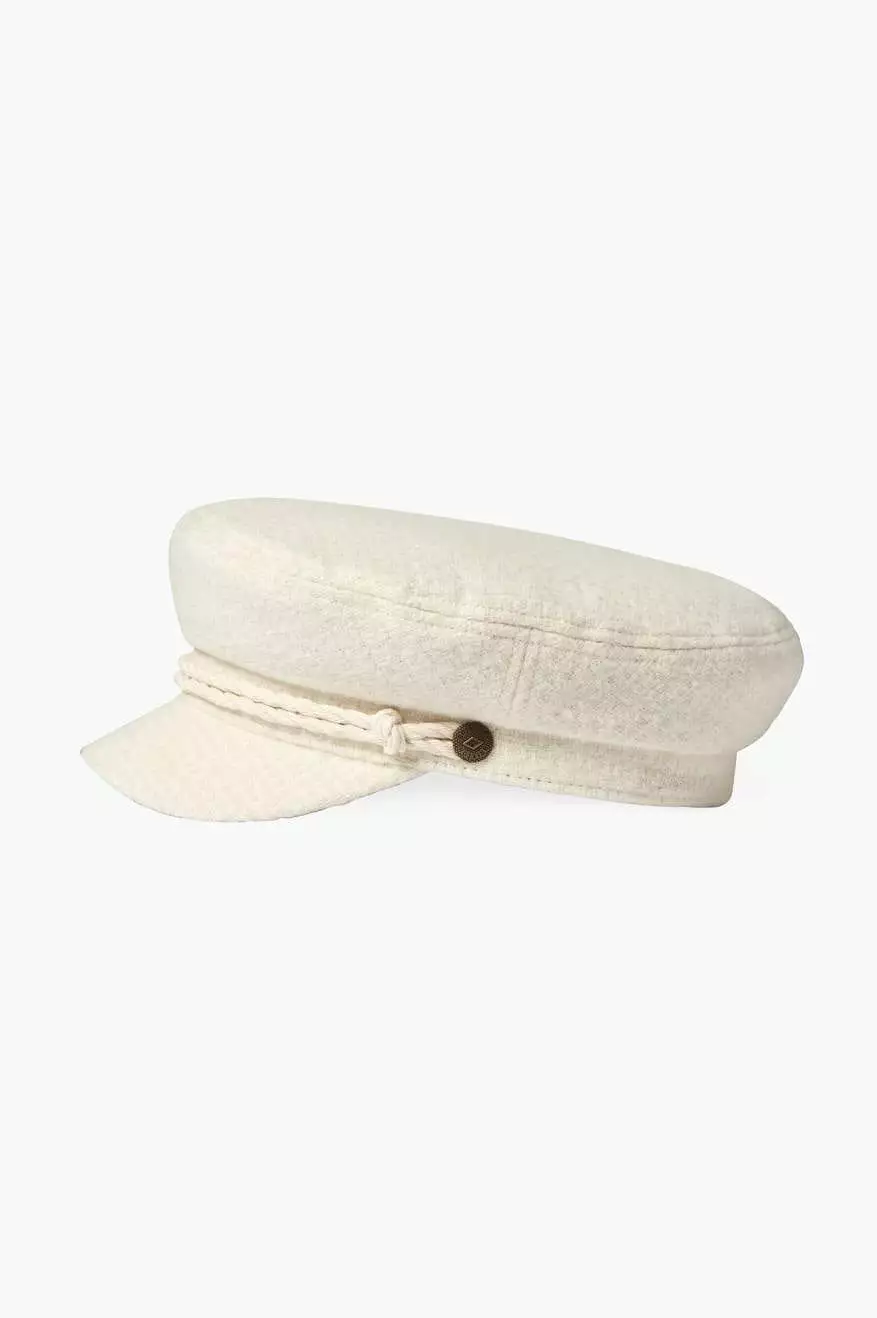 Fiddler Fisherman Cap - Off White Boucle