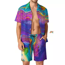 Fluidity Men's Matching Festival Shorts Set