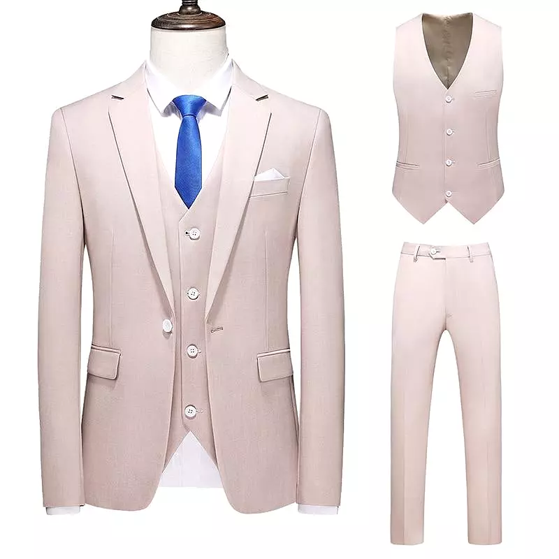 Formal Three Piece Business Suit