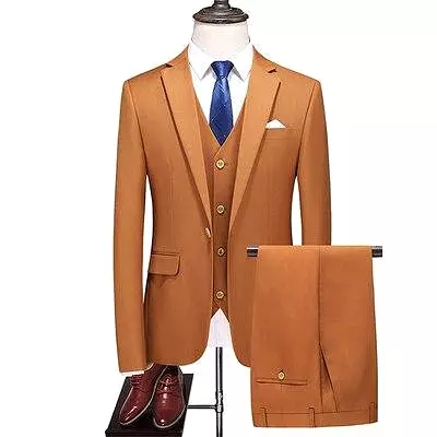 Formal Three Piece Business Suit