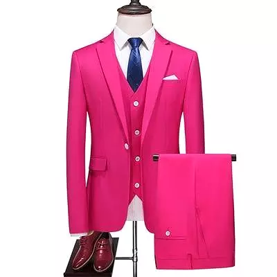 Formal Three Piece Business Suit