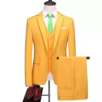 Formal Three Piece Business Suit