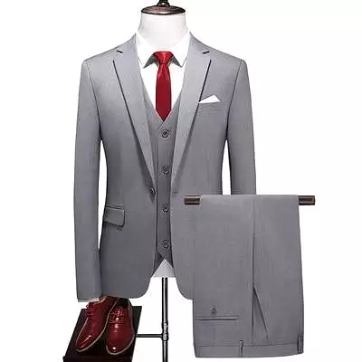 Formal Three Piece Business Suit