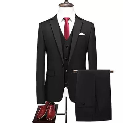 Formal Three Piece Business Suit