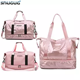 Glossy Gym Bag Dry Wet Travel Fitness Bag For Men & Women