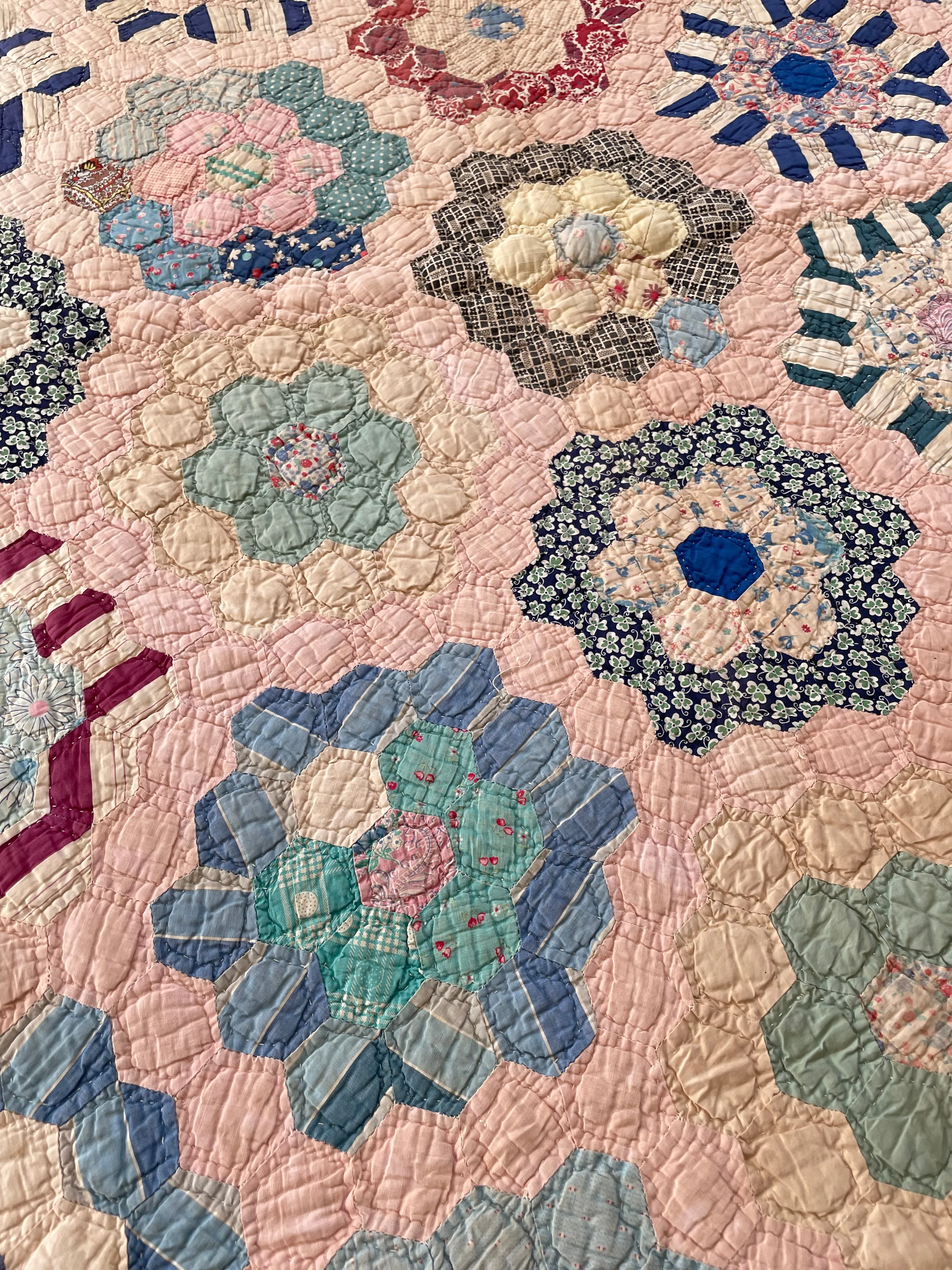 Grandma's Garden 1930s Quilt