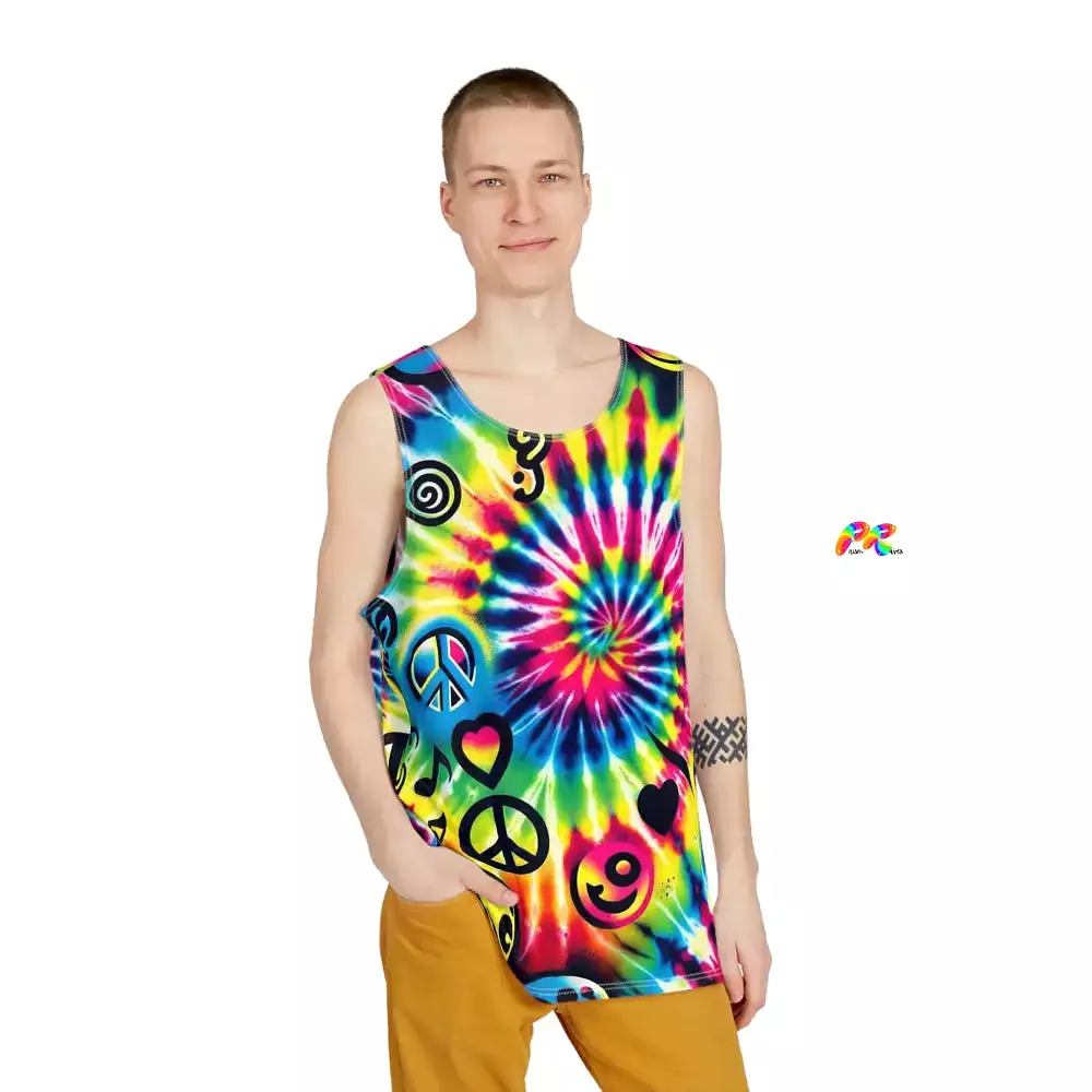 Happy Vibes Men's Rave Tank Top